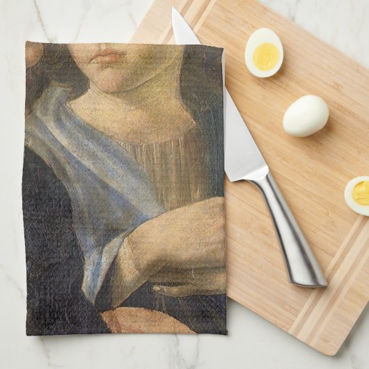 Leonardo da Vinci's doop van Christus engelen Theedoek (Quarter Fold)