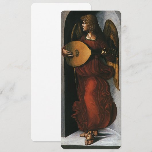 Leonardo da Vinci's Een engel in het rood met een (Voorkant / Achterkant)