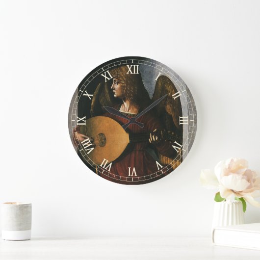 Leonardo da Vinci's Een engel in het rood met een  Grote Klok (Huis)