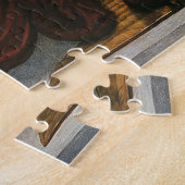 Leonardo da Vinci's Een engel in het rood met een  Legpuzzel (Zijkant)