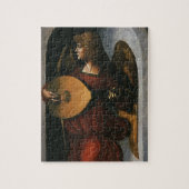 Leonardo da Vinci's Een engel in het rood met een  Legpuzzel (Verticaal)