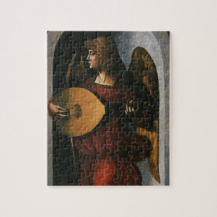 Leonardo da Vinci's Een engel in het rood met een  Legpuzzel
