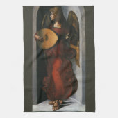 Leonardo da Vinci's Een engel in het rood met een  Theedoek (Verticaal)