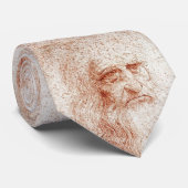 Leonardo Da Vinci's Elegantie - Zelfportret Stropdas (Opgerold)
