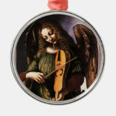 Leonardo da Vinci's Engel in Groen met een Vielle Metalen Ornament (Voorkant)
