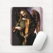 Leonardo da Vinci's Engel in Groen met een Vielle Muismat (Met muis)