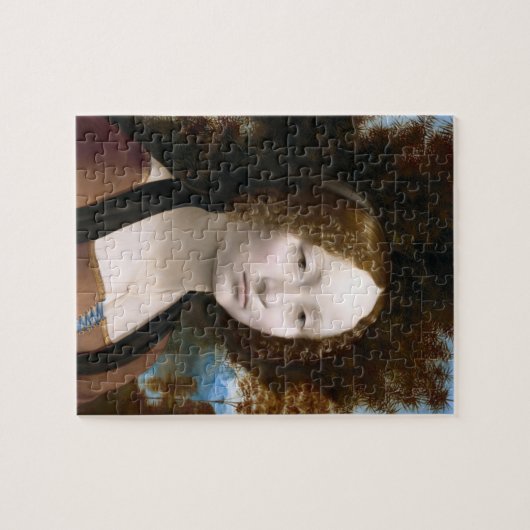 Leonardo da Vinci's Ginevra de' Benci Legpuzzel (Horizontaal)