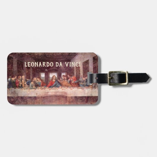 Leonardo da Vinci's Het Laatste Avondmaal Bagagelabel (Voorkant horizontaal)