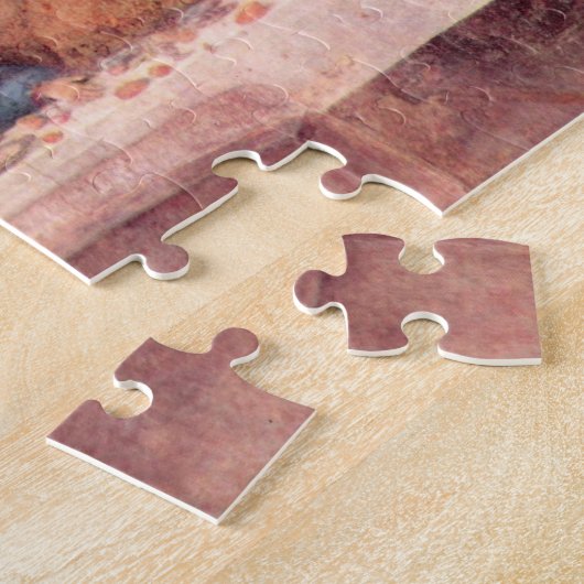 Leonardo da Vinci's Het Laatste Avondmaal Legpuzzel (Zijkant)