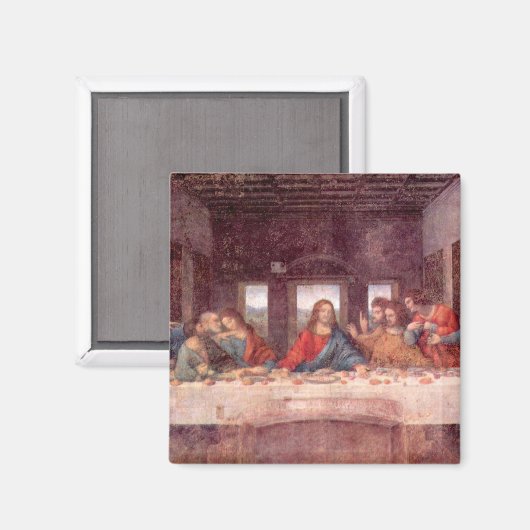 Leonardo da Vinci's Het Laatste Avondmaal Magneet (Voorkant / Achterkant)