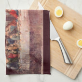 Leonardo da Vinci's Het Laatste Avondmaal Theedoek (Quarter Fold)