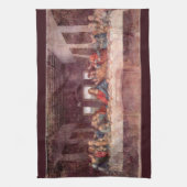 Leonardo da Vinci's Het Laatste Avondmaal Theedoek (Verticaal)