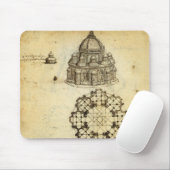 Leonardo da Vinci's Kathedrale Architecturale Stud Muismat (Met muis)