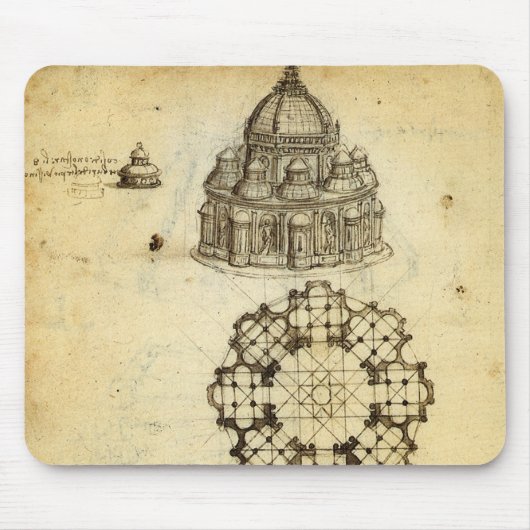 Leonardo da Vinci's Kathedrale Architecturale Stud Muismat (Voorkant)
