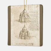 Leonardo da Vinci's Kathedrale Architectuur Studie Keramisch Ornament (Links)