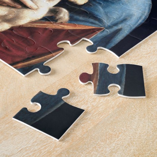 Leonardo da Vinci's Lady met een Ermine Legpuzzel (Zijkant)