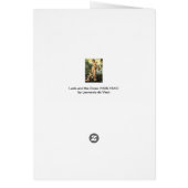 Leonardo da Vinci's Leda en de zwaan (Achterkant)