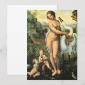 Leonardo da Vinci's Leda en de zwaan (Voorkant / Achterkant)