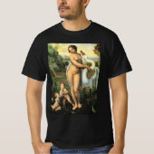 Leonardo da Vinci's Leda en de zwaan T-shirt (Voorkant)