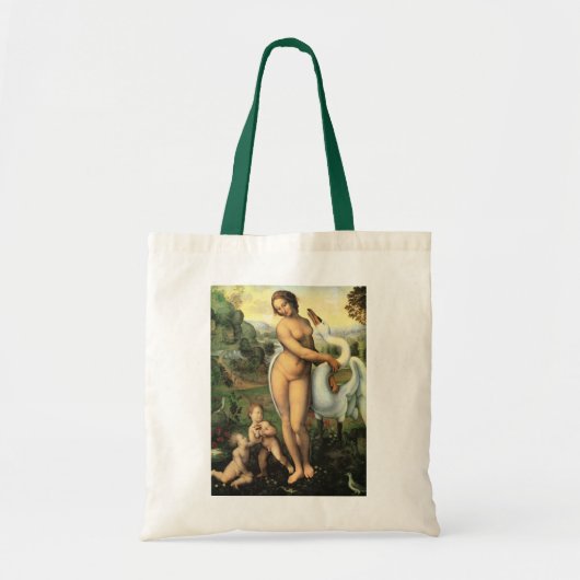 Leonardo da Vinci's Leda en de zwaan Tote Bag (Voorkant)