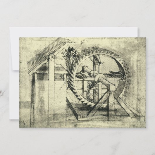 Leonardo da Vinci's loopband aangedreven kruisboog (Voorkant)