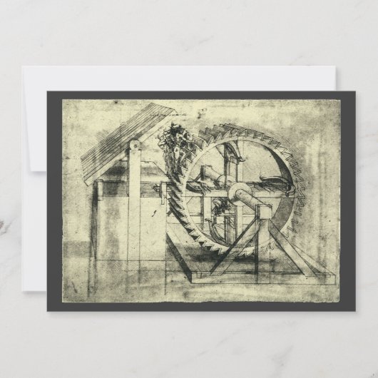 Leonardo da Vinci's loopband aangedreven kruisboog (Voorkant)