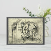 Leonardo da Vinci's loopband aangedreven kruisboog (Staand voorkant)