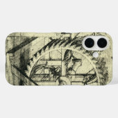 Leonardo da Vinci's loopband aangedreven kruisboog Case-Mate iPhone Case (Achterkant (horizontaal))