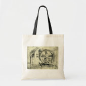 Leonardo da Vinci's loopband aangedreven kruisboog Tote Bag (Voorkant)
