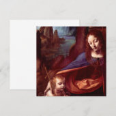 Leonardo da Vinci's Maagd (Madonna) van de rotsen (Voorkant / Achterkant)