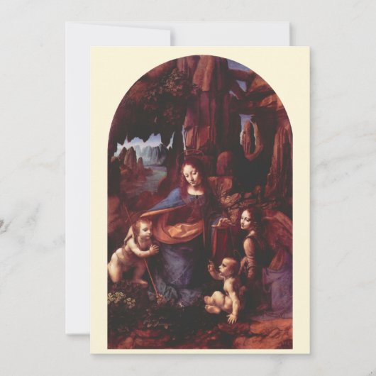 Leonardo da Vinci's Maagd (Madonna) van de rotsen (Voorkant)