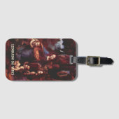 Leonardo da Vinci's Maagd (Madonna) van de rotsen Bagagelabel (Voorkant (horizontaal))