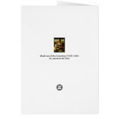 Leonardo da Vinci's Madonna met de anjer (Achterkant)