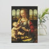 Leonardo da Vinci's Madonna met de anjer (Staand voorkant)