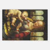 Leonardo da Vinci's Madonna met de anjer Inpakpapier Vel (Voorkant)