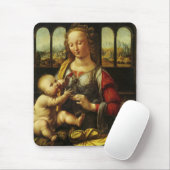 Leonardo da Vinci's Madonna met de anjer Muismat (Met muis)