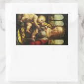 Leonardo da Vinci's Madonna van de Anjer Rechthoekige Sticker (Tas)
