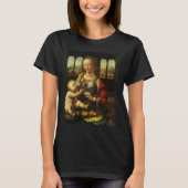 Leonardo da Vinci's Madonna van de Anjer T-shirt (Voorkant)