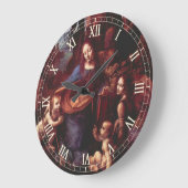 Leonardo da Vinci's Madonna van de Rotsen Grote Klok (Hoek)