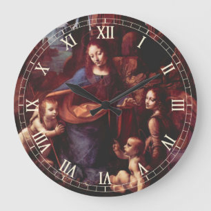 Leonardo da Vinci's Madonna van de Rotsen Grote Klok