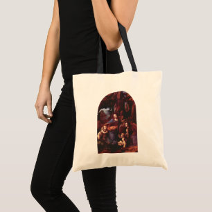 Leonardo da Vinci's Madonna van de Rotsen Tote Bag