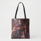 Leonardo da Vinci's Madonna van de Rotsen Tote Bag (Voorkant)