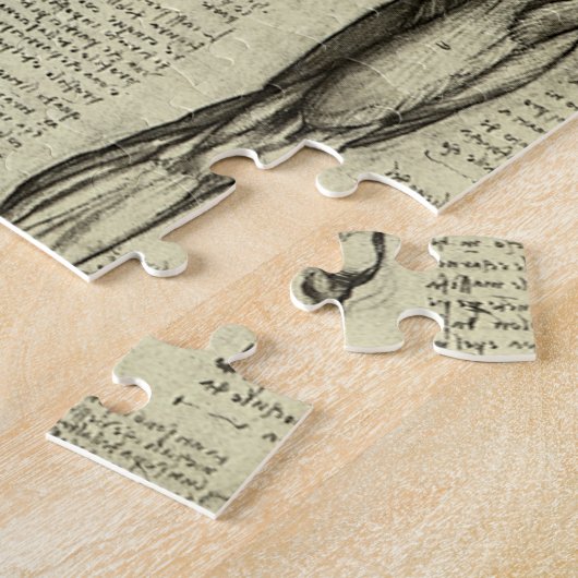 Leonardo da Vinci's menselijke anatomie mannelijke Legpuzzel (Zijkant)