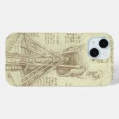 Leonardo da Vinci's menselijke anatomie ruggengraa Case-Mate iPhone Case (Achterkant (horizontaal))
