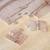 Leonardo da Vinci's menselijke anatomie skelet Bot Legpuzzel (Zijkant)