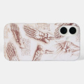 Leonardo da Vinci's menselijke anatomie voet Botte Case-Mate iPhone Case (Achterkant (horizontaal))