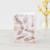 Leonardo da Vinci's menselijke anatomie voet Botte Kaart (Gele Bloem)