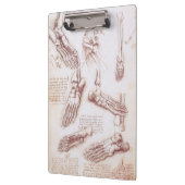 Leonardo da Vinci's menselijke anatomie voet Botte Klembord (Links)