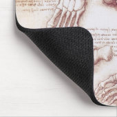 Leonardo da Vinci's menselijke anatomie voet Botte Muismat (Hoek)