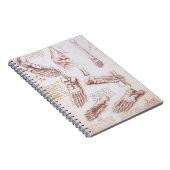 Leonardo da Vinci's menselijke anatomie voet Botte Notitieboek (Rechterzijde)